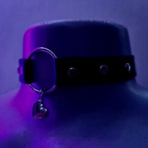 Sweet Heart Collar Neon by Punk Pixie Bound