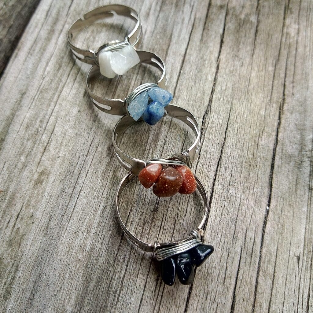 Gemstone rings by Punk Pixie Bound - Cape Town