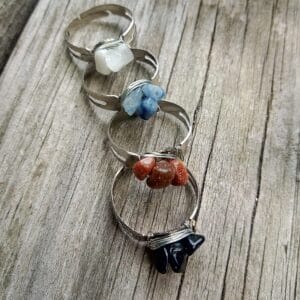 Gemstone rings by Punk Pixie Bound - Cape Town