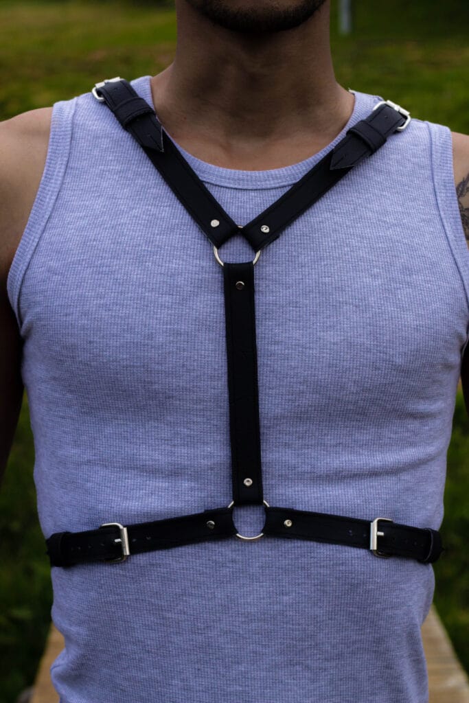 plague body harness zoomed in - Punk Pixie Bound