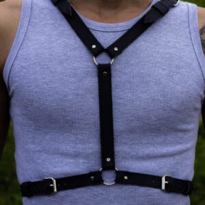 plague body harness zoomed in - Punk Pixie Bound