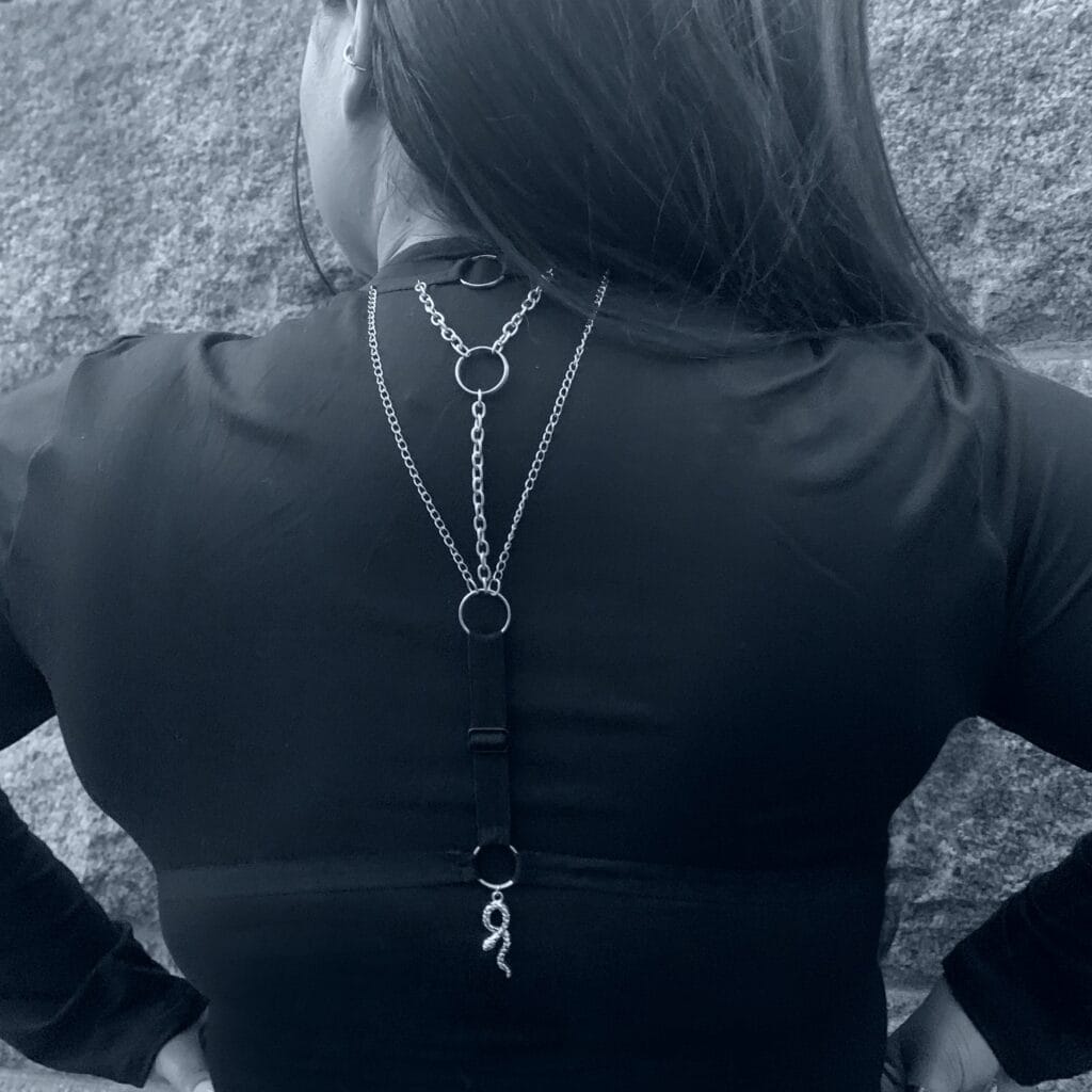 Viper body harness back - Punk Pixie Bound - Cape Town
