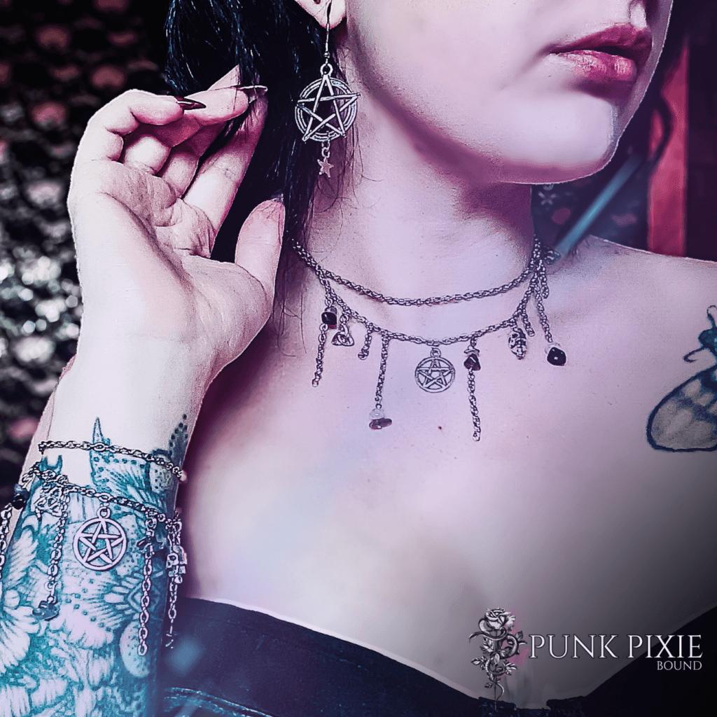 Persephone choker by Punk Pixie Bound