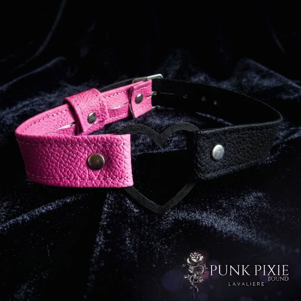 Candy Heart Collar by Punk Pixie Bound