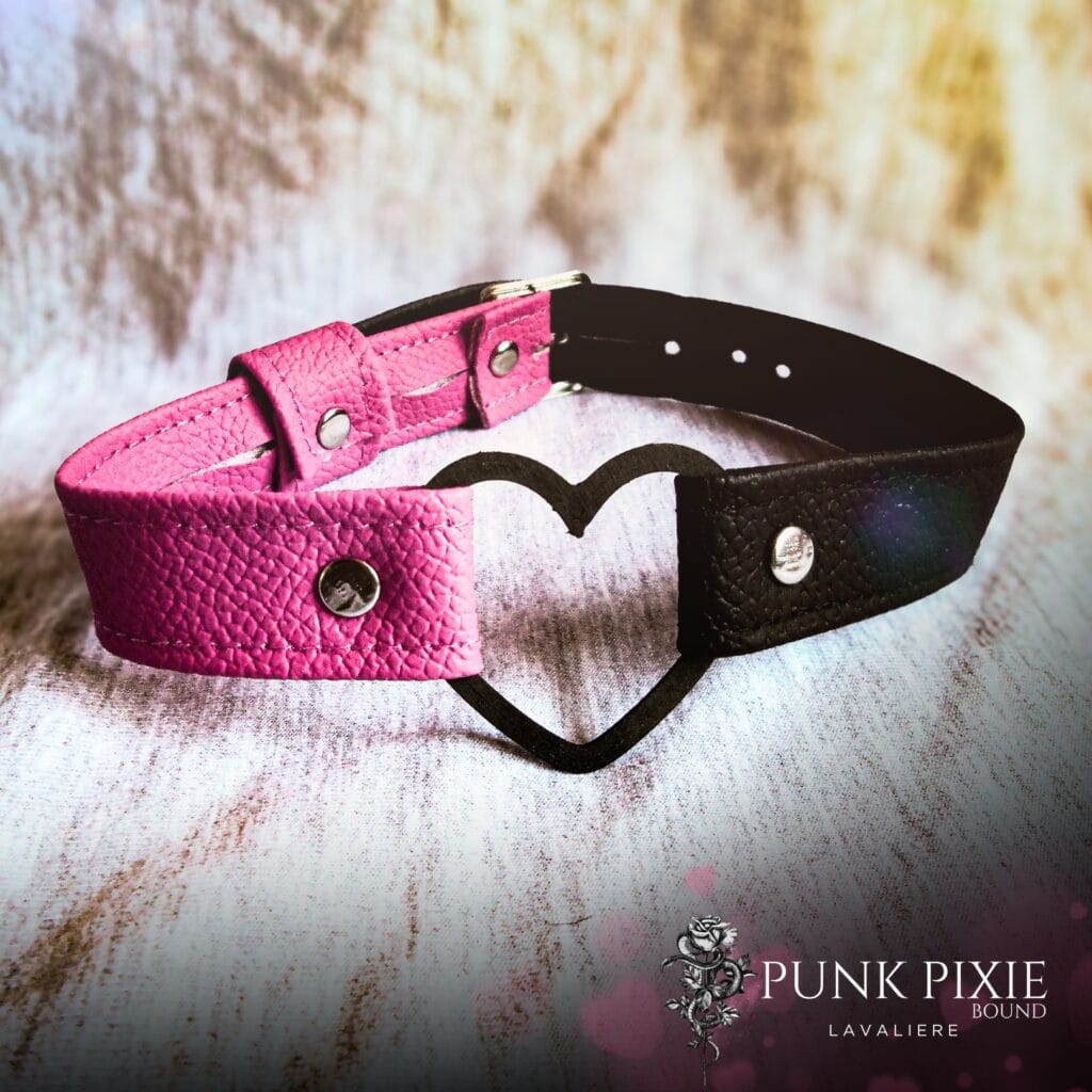 Candy Heart Collar by Punk Pixie Bound