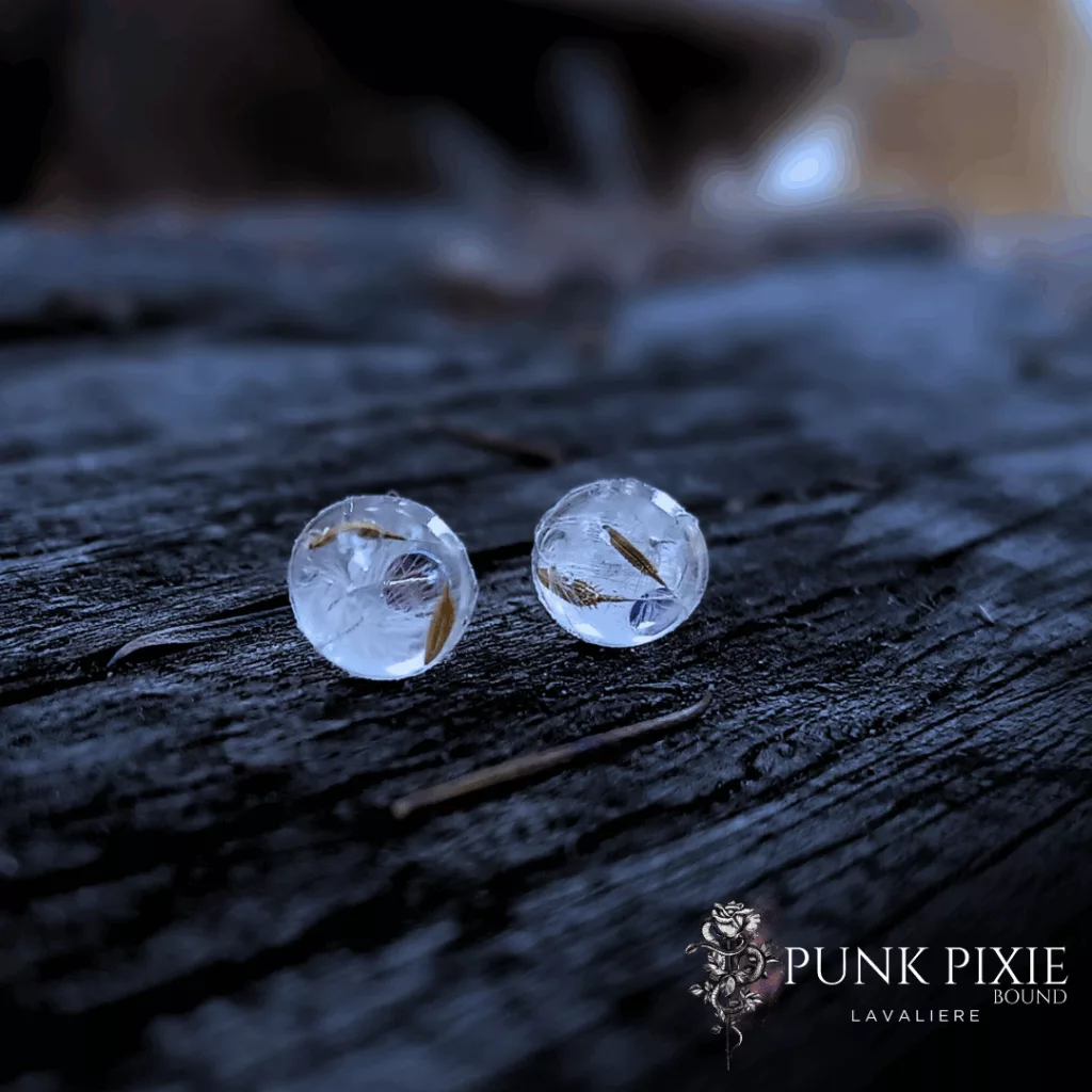 Dandelion Whisper Stud Earring