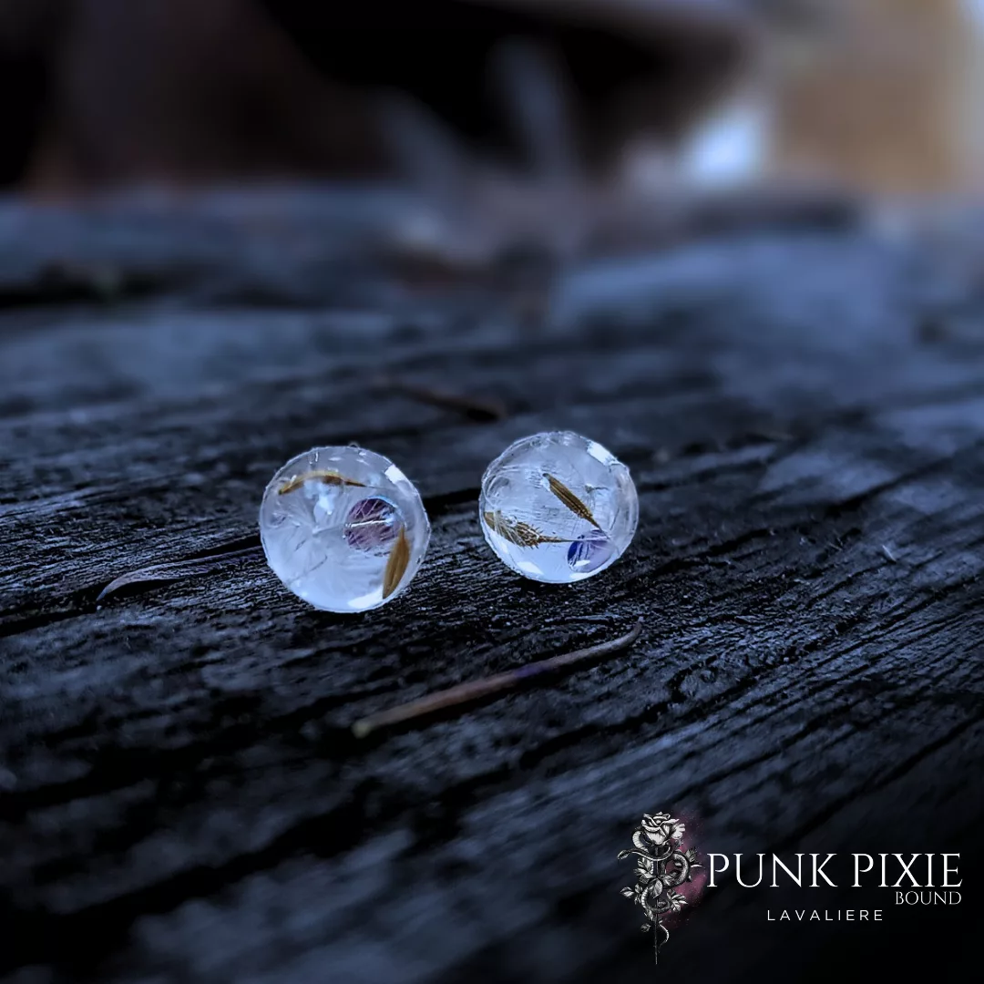 Dandelion Whisper Stud Earring - Image 2